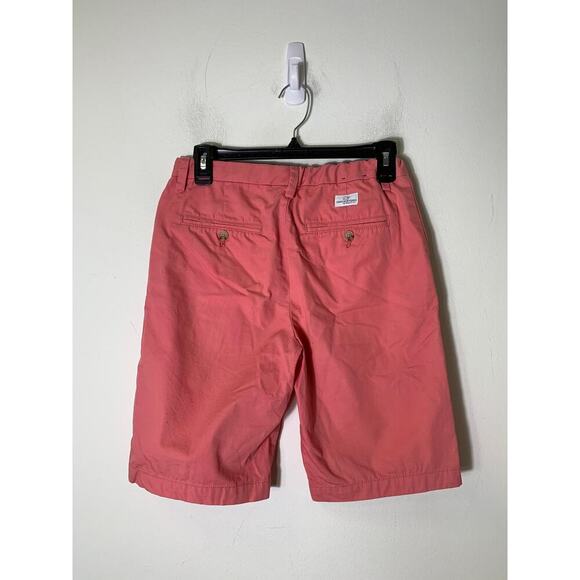 Boy's Vineyard Vines Pink/Red Flat Front Golf Shorts Sz 16 - Picture 2 of 2
